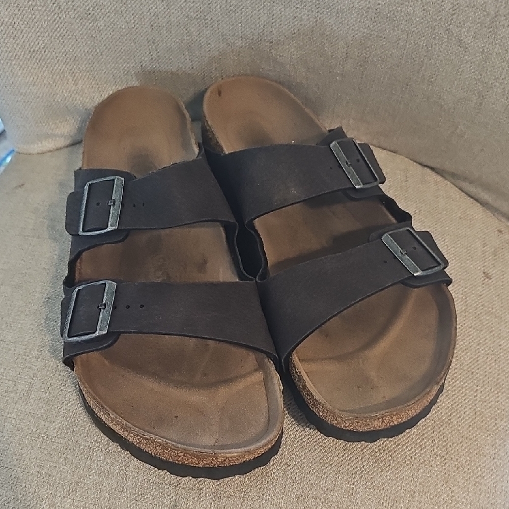 Mens Arizona Birkenstock Sandals In Brown